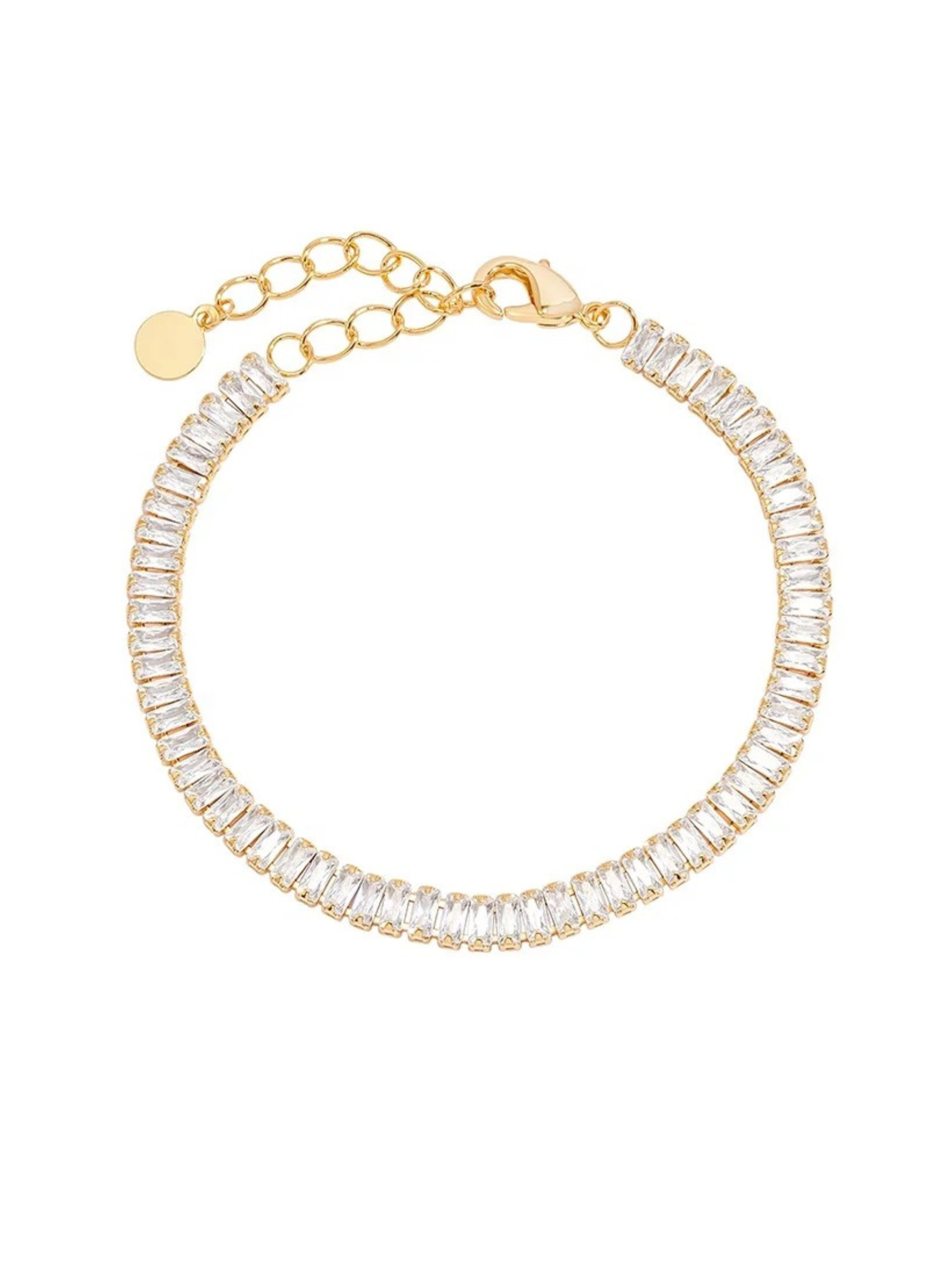 CZ Baguette Tennis Bracelet