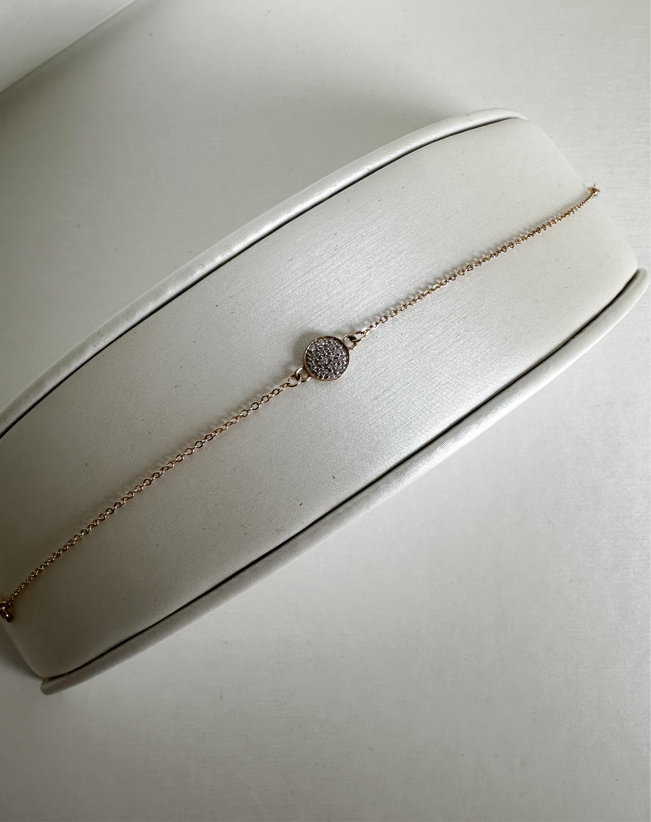 Pave Circle Bracelet