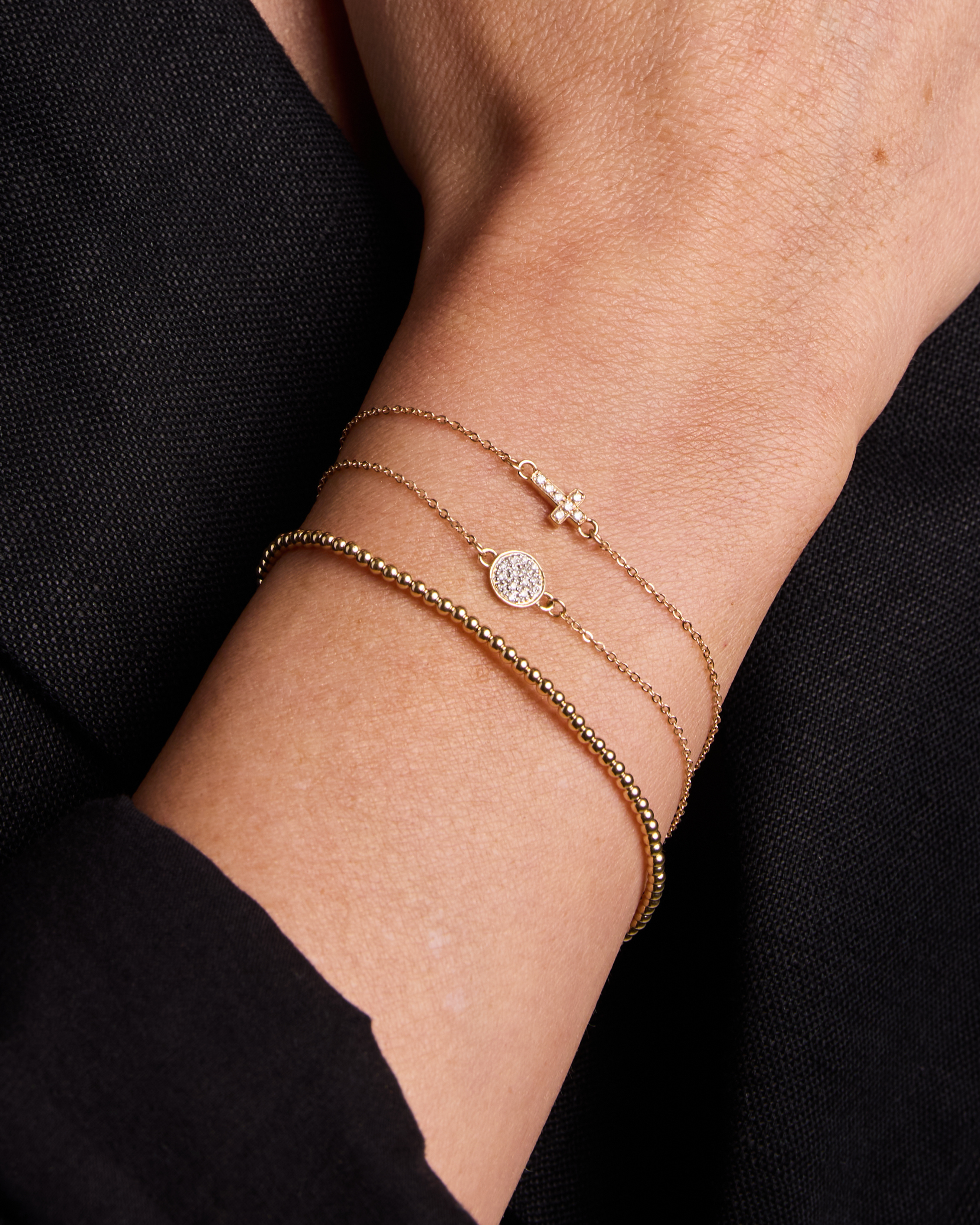 Pave Circle Bracelet