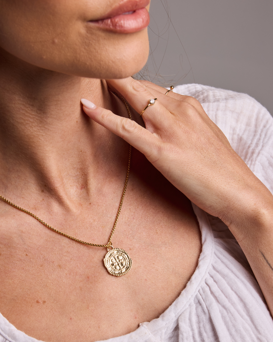 Gold Coin Necklace