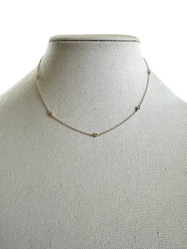 Gold Fill CZ Layering Necklace