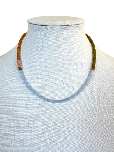 Agate, Jade and Aventurine Candy Necklace