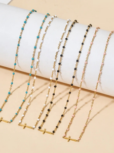 Enamel Beaded Necklaces