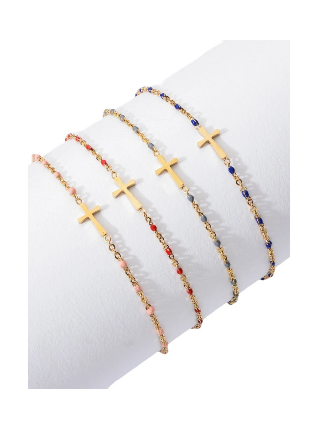 Enamel beaded bracelets