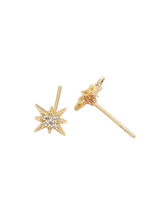 Load image into Gallery viewer, Dainty Crystal Star Earrings
