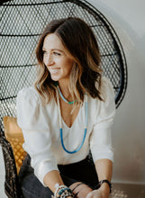 Load image into Gallery viewer, Long African Vinyl Necklace