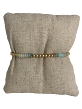 Load image into Gallery viewer, Gemstone and Gold Bracelets