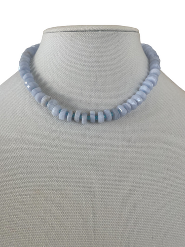 Blue Lace Agate Necklace