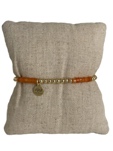 Gemstone and Gold Bracelets