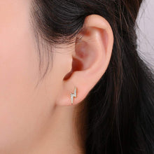 Load image into Gallery viewer, Dainty Lightning Bolt Earrings