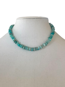 Freeform Peruvian Amazonite Necklace