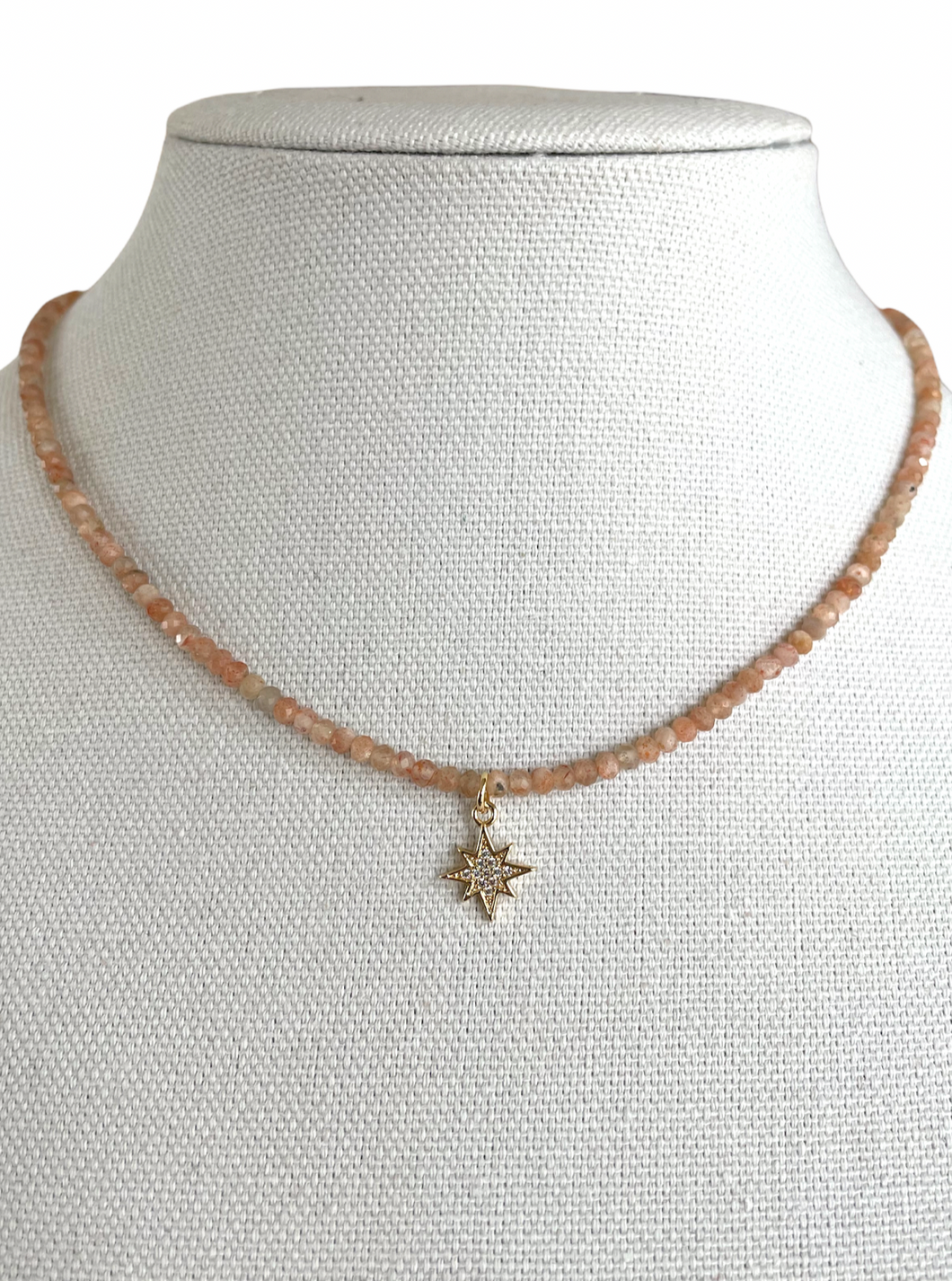 Sunstone Star Necklace
