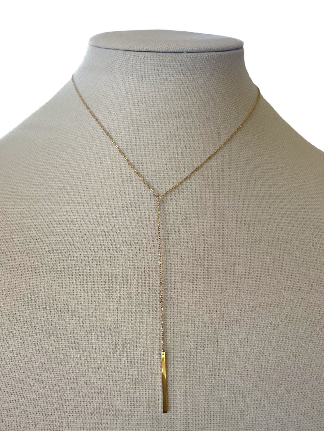 Minimalist Y Necklace