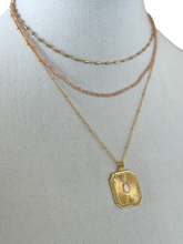 Load image into Gallery viewer, Gold Filled Geometric Opal Necklace
