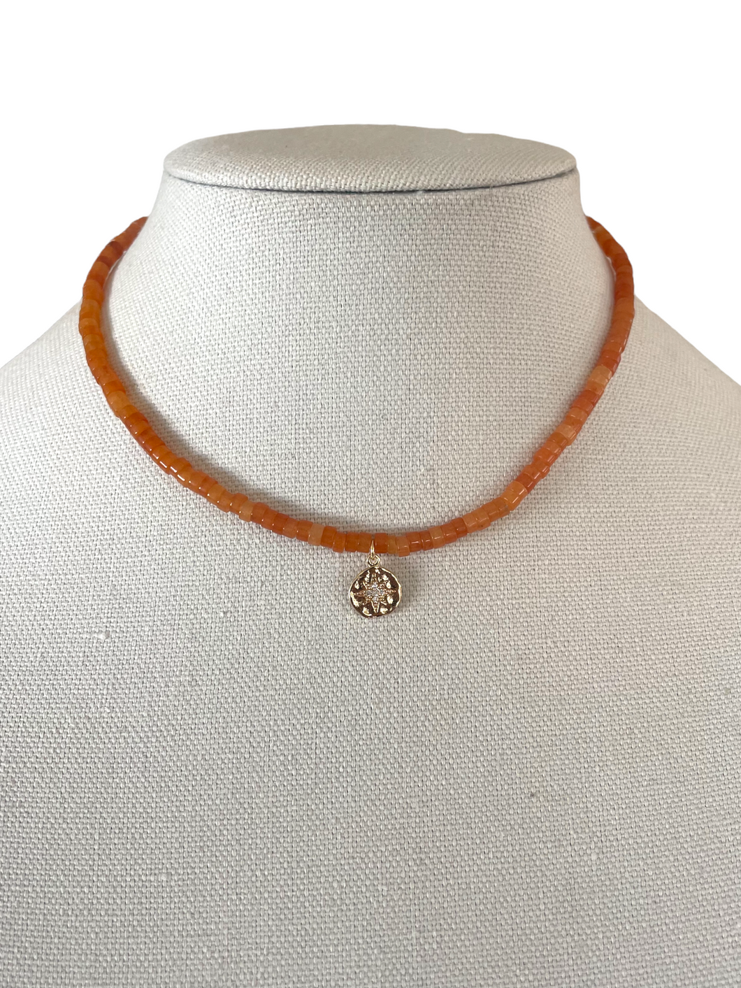 Orange Aventurine Necklace