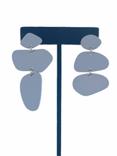 Load image into Gallery viewer, Lilac Geometric Clay Earrings