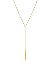 Load image into Gallery viewer, Minimalist Y Necklace