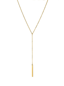 Minimalist Y Necklace
