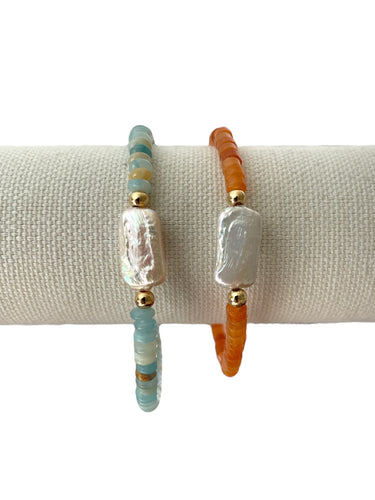 Pearl and Gemstone Bracelet